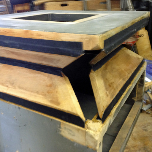 Blair Batty repair releathering bellows 3