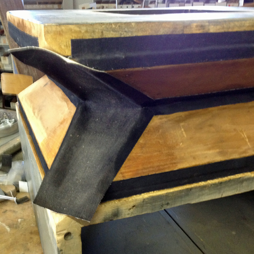 Blair Batty repair releathering bellows 4