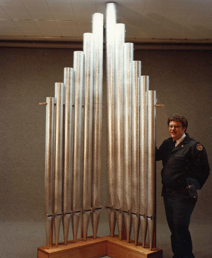 Blair Batty made 8' principal facade pipes