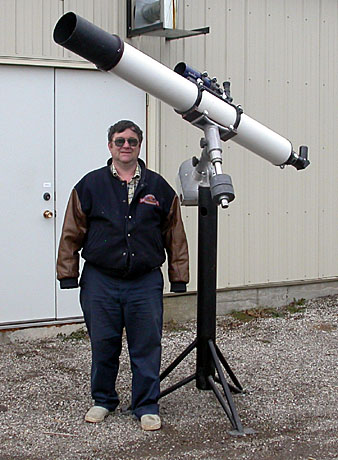 Blair Batty's refractor telescope