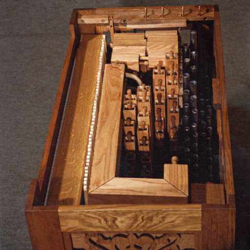 Box organ built by Blair Batty