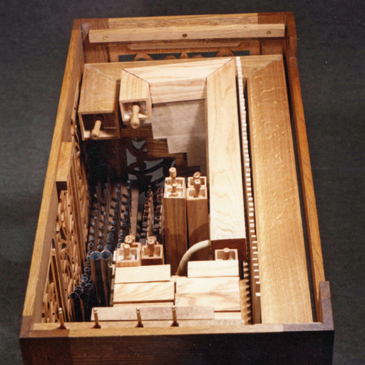 Box organ built by Blair Batty